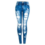 Women`s distressed Ripped Jeans